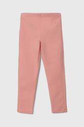 United Colors of Benetton leggins copii culoarea roz, neted 9BYX-LGG04J_30X