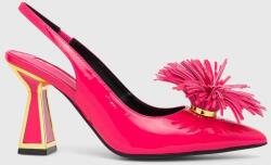 Kat Maconie pantofi de piele Shani culoarea roz, cu toc drept, cu toc deschis 9BYX-OBD3F7_42X