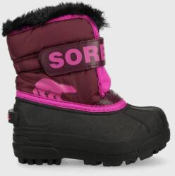 Sorel cizme de iarna copii Childrens Snow culoarea violet 9BYY-OBG0YY_49X