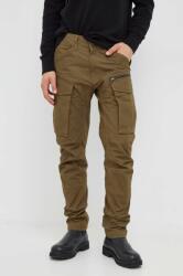 G-Star RAW pantaloni barbati, culoarea verde, cu fason cargo 9BYX-SPM0DF_81X