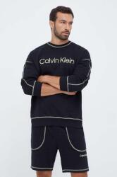 Calvin Klein hanorac lounge din bumbac culoarea negru, cu imprimeu 9BYX-BLM1DH_99X