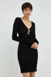 Résumé Résumé rochie din lana culoarea negru, mini, mulata PPYX-SUD0RZ_99X