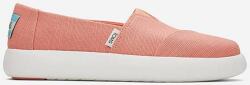 Toms espadrile Canvas Mallow Sneaker culoarea portocaliu 99KK-OBD0DN_23X