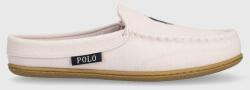 Ralph Lauren papuci de casa Collins Mule culoarea roz, RF104198 9BYX-KLD07Z_03X