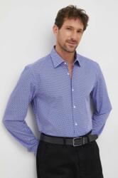 HUGO BOSS cămașă bărbați, culoarea violet, cu guler clasic, slim 50478620 9BYY-KDM0DU_49X