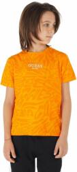 GUESS tricou de bumbac pentru copii culoarea portocaliu, modelator 9BYX-TSB00A_22X
