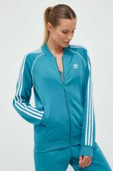 Adidas bluza femei, culoarea turcoaz, cu imprimeu 9BYX-BLD092_66X