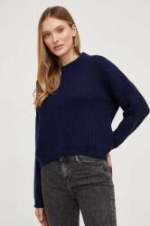 ANSWEAR pulover de lana culoarea albastru marin, călduros BMYX-SWD058_59X