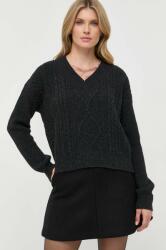 Max Mara pulover de lana femei, culoarea negru 9BYX-SWD0KL_99X
