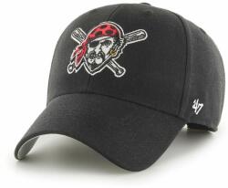 47brand șapcă din amestec de lână MLB Pittsburgh Pirates culoarea negru, cu imprimeu B-MVP20WBV-BKO 99KK-CAU1Z4_99X