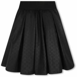 KARL LAGERFELD fusta din bumbac pentru copii culoarea negru, mini, evazati 9BYX-SDG018_99X