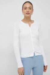 United Colors of Benetton cardigan din bumbac femei, culoarea alb, light PPYX-SWD0F9_00X