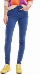 Desigual jeansi femei, culoarea albastru marin 9BYX-SJD0A9_59J