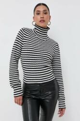 Silvian Heach pulover din amestec de lana femei, culoarea alb, cu turtleneck MBYX-SWD01T_00A