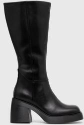 Vagabond Shoemakers ghete de piele BROOKE femei, culoarea negru, cu toc drept, 5644.101. 20 9BYX-OBD1B8_99X