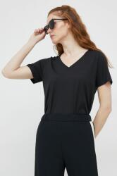 Calvin Klein tricou din bumbac culoarea negru PPYX-TSD00F_99X