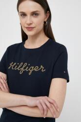 Tommy Hilfiger tricou din bumbac culoarea albastru marin PPYX-TSD1LC_59X