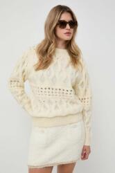 Silvian Heach pulover din amestec de lana femei, culoarea bej MBYX-SWD00N_01X