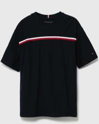 Tommy Hilfiger tricou de bumbac pentru copii culoarea albastru marin, modelator 9BYX-TSB02L_59X