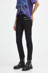 Medicine jeansi femei, culoarea negru ZBYX-SJD904_99J