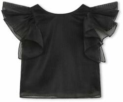KARL LAGERFELD tricou copii culoarea negru 9BYX-TSG03I_99X