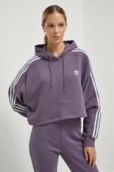 Adidas bluza femei, culoarea violet, cu glugă, modelator 9BYX-BLD09E_94X