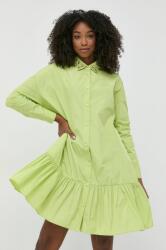 REDValentino rochie culoarea verde, mini, evazati 9BYY-SUD0LT_71X