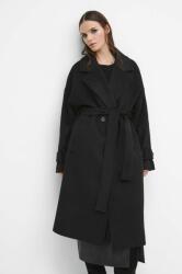 MEDICINE palton de lana culoarea negru, de tranzitie, oversize ZBYX-KPD609_99X