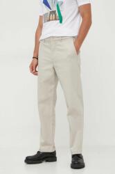 Giorgio Armani pantaloni barbati, culoarea gri, drept 9BYX-SPM0BA_09X