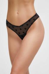 Guess tanga culoarea negru 9BYX-BID0CE_99X