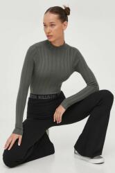 Abercrombie & Fitch body culoarea verde, light, cu turtleneck 9BYX-BID0UB_77X