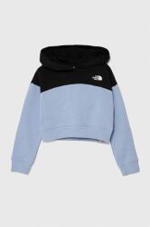 The North Face hanorac de bumbac pentru copii G DREW PEAK CROP P/O HOODIE cu glugă, neted 9BYX-BLG04M_55X