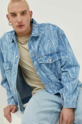 Tommy Jeans geaca jeans barbati, de tranzitie, oversize PPYX-KUM0GB_50J