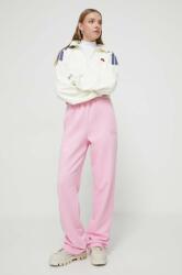 Ellesse pantaloni de trening culoarea roz, neted 9BYX-SPD0YC_30X