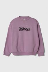 Adidas bluza copii culoarea violet, cu imprimeu 9BYX-BLG042_45X