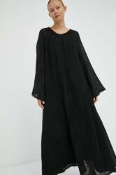 By Malene Birger rochie culoarea negru, maxi, oversize PPYX-SUD1CK_99X