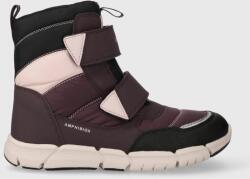 Geox cizme de iarna pentru copii culoarea bordo 9BYY-OBG0NZ_83X