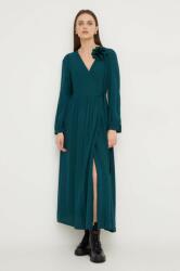 ANSWEAR rochie culoarea verde, maxi, evazati BMYX-SUD0ES_77X