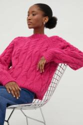 ANSWEAR pulover de lana culoarea roz, călduros BMYX-SWD0AC_43X