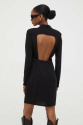 ANSWEAR rochie culoarea negru, mini, drept BMYX-SUD0EE_99X