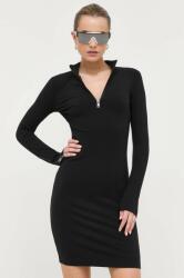 GUESS rochie culoarea negru, mini, mulata 9BYX-SUD02Z_99X