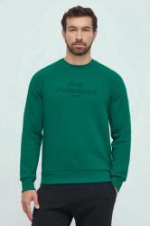 Peak Performance bluza barbati, culoarea verde, cu glugă, neted 9BYY-BLM1E9_79X