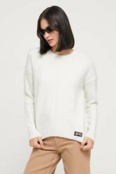 Superdry pulover din amestec de lana femei, culoarea bej, călduros 9BYX-SWD152_01X