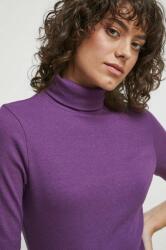 Medicine tricou femei, culoarea violet, cu guler ZBYX-TSD052_45X