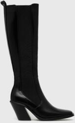 Answear Lab cizme femei, culoarea negru, cu toc drept BBYX-OBD00S_99X