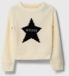 GUESS pulover pentru copii din amestec de lana culoarea bej, light 9BYX-SWG050_01X