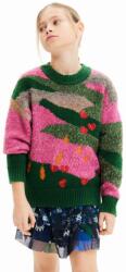 Desigual pulover pentru copii din amestec de lana culoarea roz 9BYX-SWG03M_43X