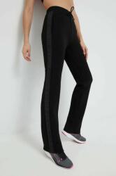 Guess pantaloni de trening femei, culoarea negru, cu imprimeu PPYX-SPD00Z_99X