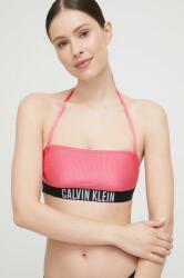 Calvin Klein sutien de baie culoarea violet, cupa usor rigidizata PPYX-BID08M_40X Costum de baie dama