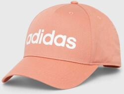 adidas șapcă de baseball din bumbac culoarea portocaliu, cu imprimeu PPYX-CAU0U4_24X